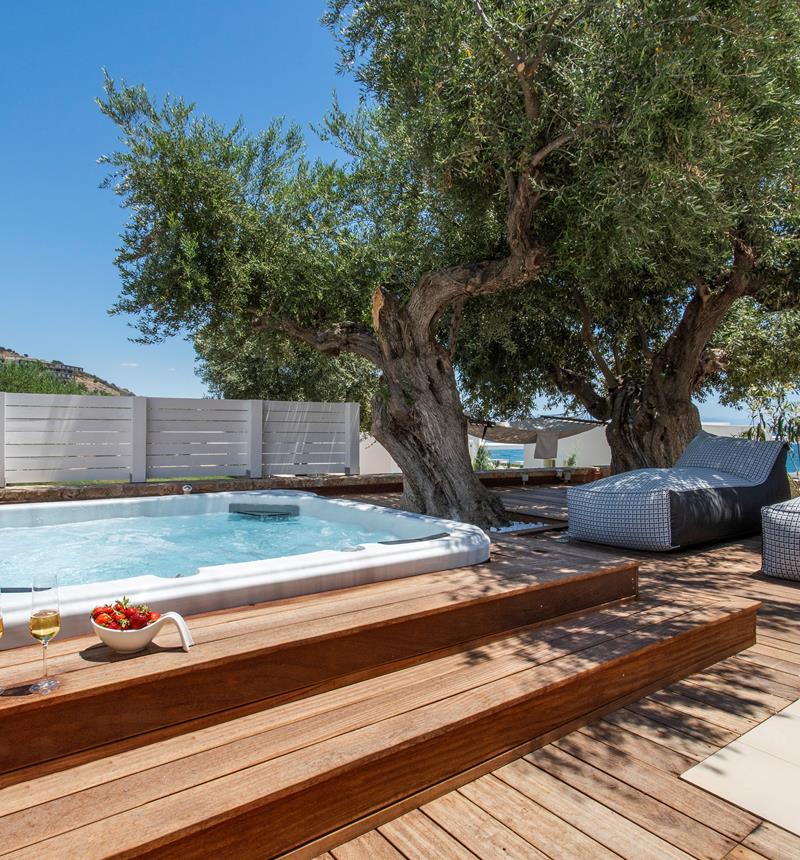 RÉSIDENCE PREMIUM VUE SUR LE JARDIN ET JACUZZI EXTÉRIEUR